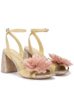 Dusty Yellow/Blush Pink Fabric