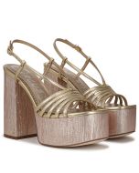 Yellow Gold Leaf Faux Leather