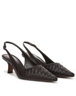 Cafe Noir Brown Weave Leather