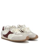 White Multi Suede