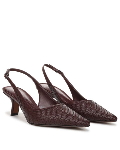 Cafe Noir Brown Weave Leather