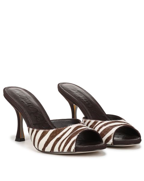 Chocolate Brown Zebra Brahma Hair