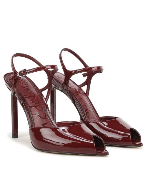 French Merlot Red Patent Leather