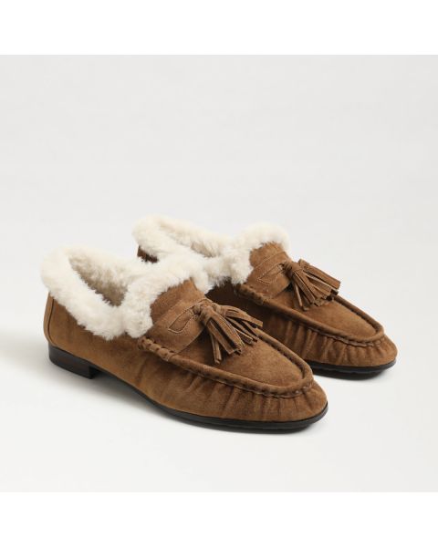 Warm Nutmeg Brown Suede