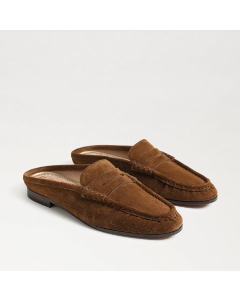 Warm Nutmeg Brown Suede