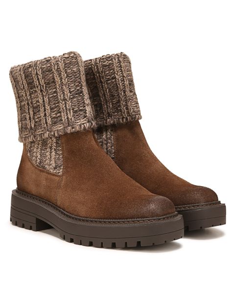 Washed Mocha Brown Suede
