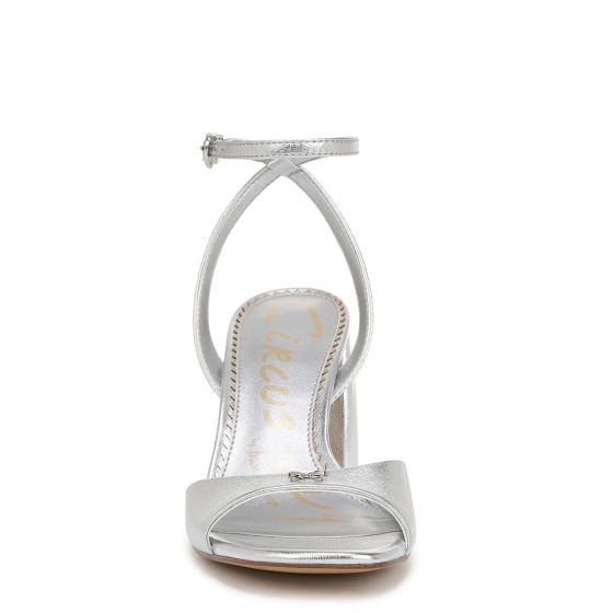 Soft Silver Grey Metallic Leather