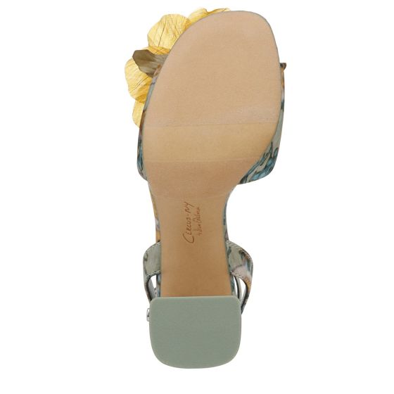Mint Green Multi Satin-Sole