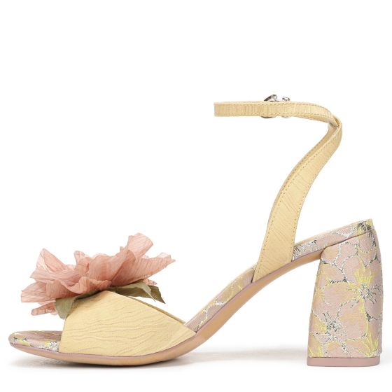 Dusty Yellow/Blush Pink Fabric