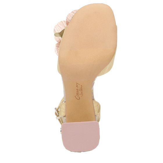 Dusty Yellow/Blush Pink Fabric-Sole