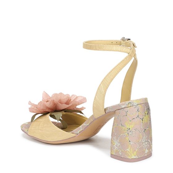 Dusty Yellow/Blush Pink Fabric