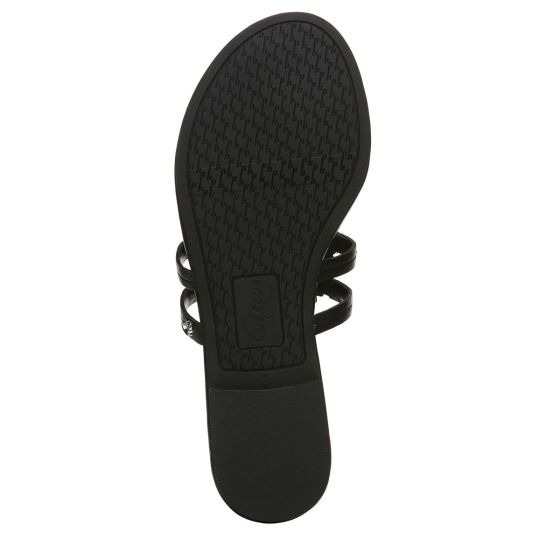 Black Faux Leather-Sole