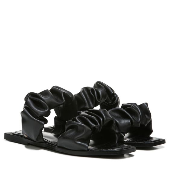 Black Faux Leather