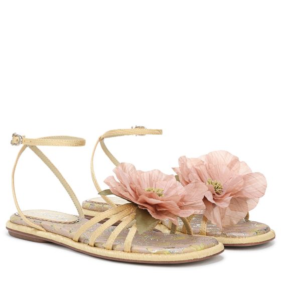 Yellow/Blush Fabric