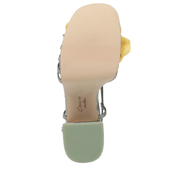 Cool Green Mint Multi Satin-Sole