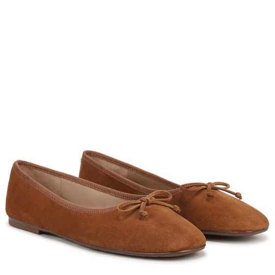 Honey Bourbon Brown Suede
