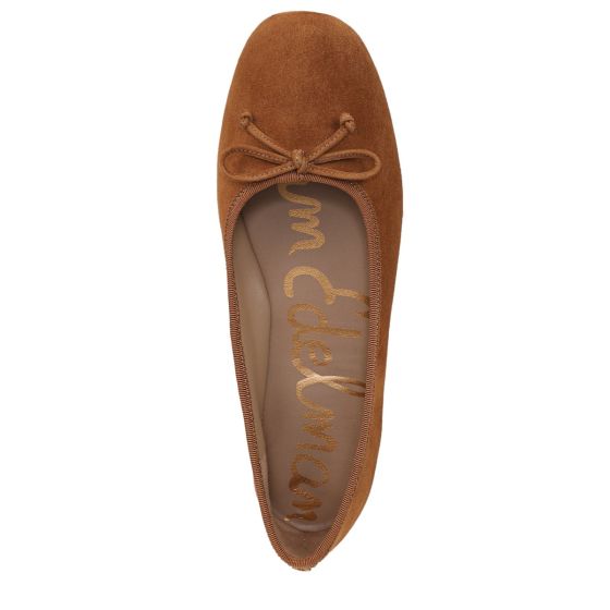 Honey Bourbon Brown Suede