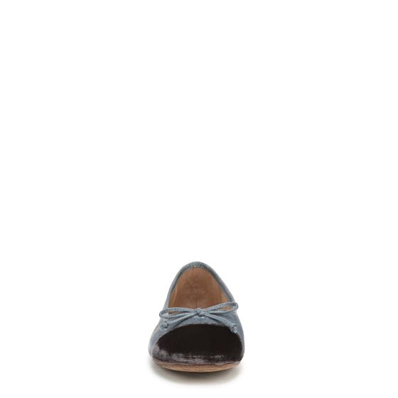 Azure Blue/ Mink Brown Velvet