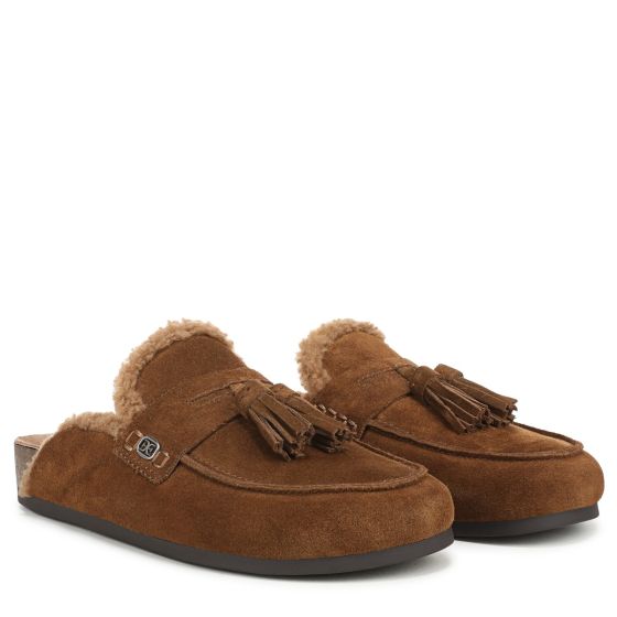 Warm Nutmeg Brown Suede