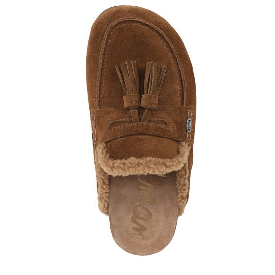 Warm Nutmeg Brown Suede