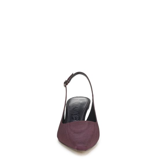 Midnight Purple Grape Satin Fabric