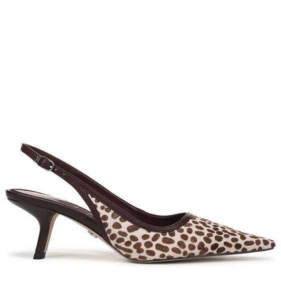 Chocolate Brown Speck Cheetah Calf Hair