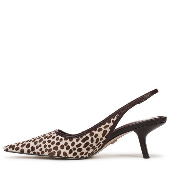 Chocolate Brown Speck Cheetah Calf Hair