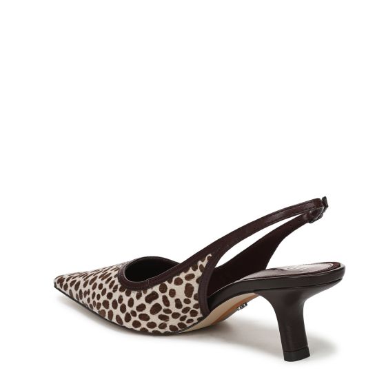 Chocolate Brown Speck Cheetah Calf Hair