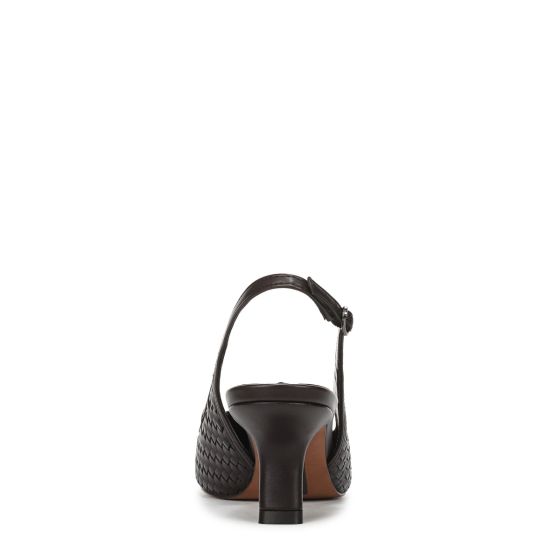 Cafe Noir Brown Weave Leather