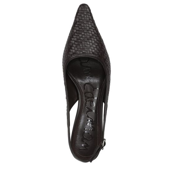 Cafe Noir Brown Weave Leather