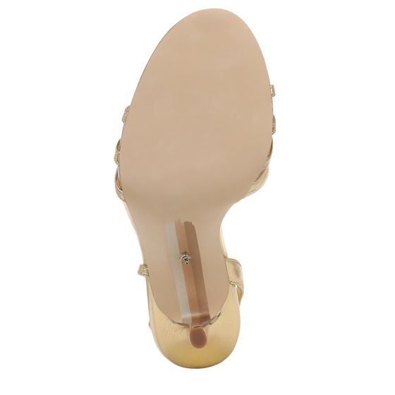 Amber Yellow Gold Leather-Sole