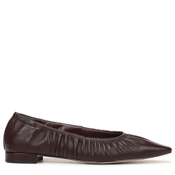 French Red Burgundy Leather