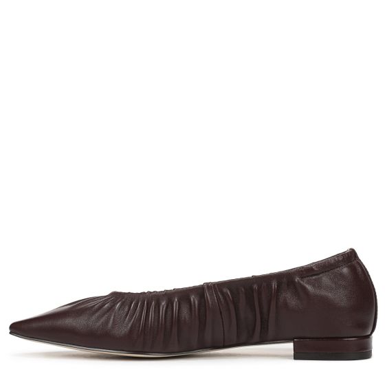 French Red Burgundy Leather
