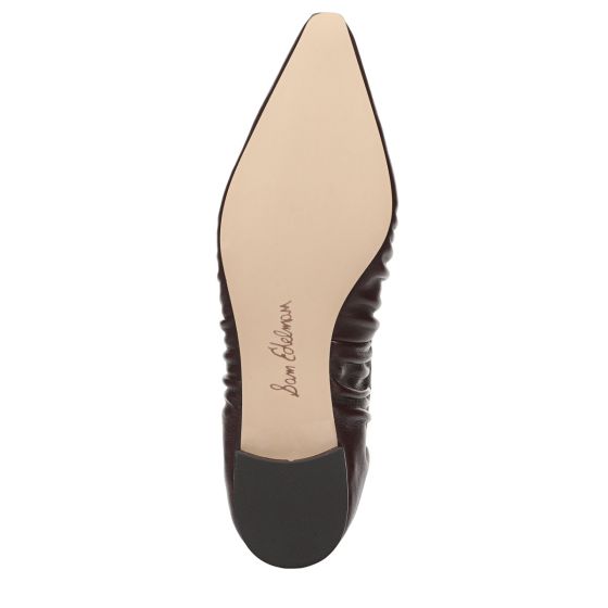 French Red Burgundy Leather-Sole