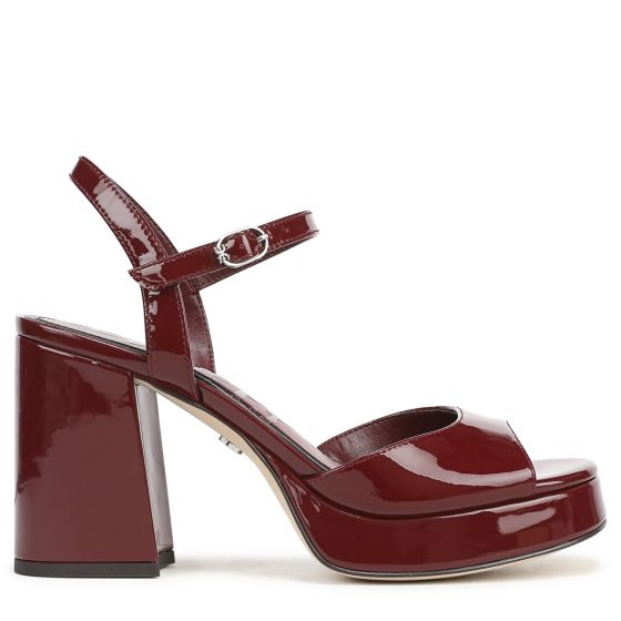 French Merlot Red Patent Leather