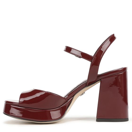French Merlot Red Patent Leather