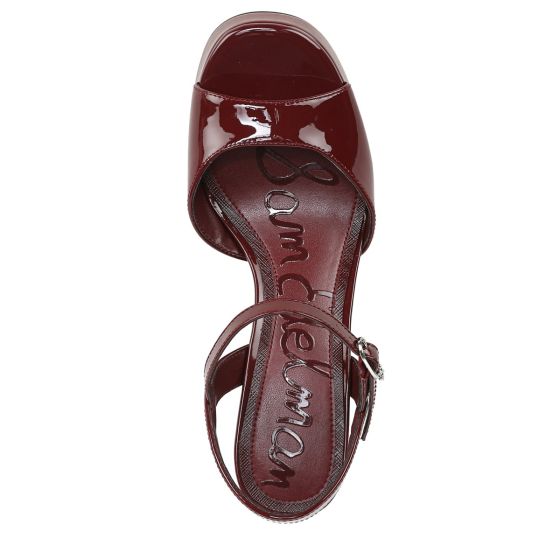 French Merlot Red Patent Leather