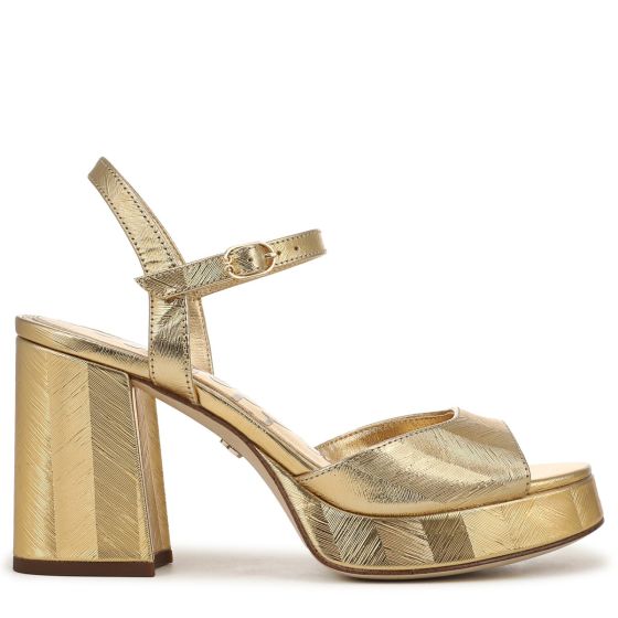 Amber Yellow Gold Leather