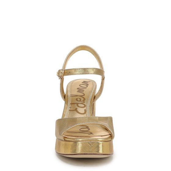 Amber Yellow Gold Leather