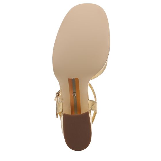 Amber Yellow Gold Leather-Sole