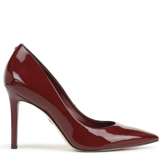 French Merlot Red Patent Leather