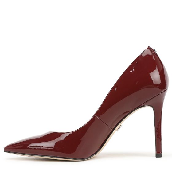French Merlot Red Patent Leather