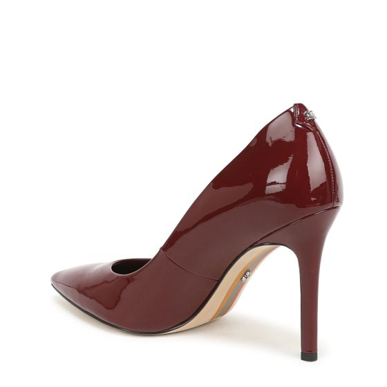 French Merlot Red Patent Leather