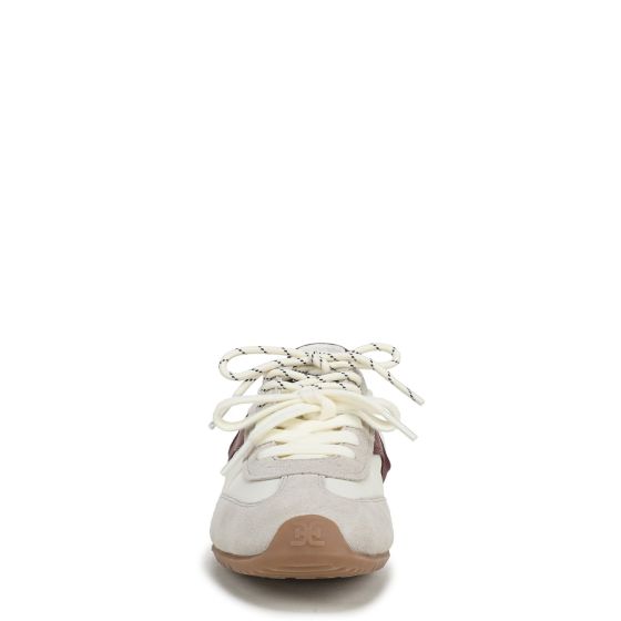 White Multi Suede