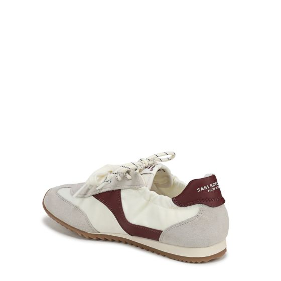 White Multi Suede