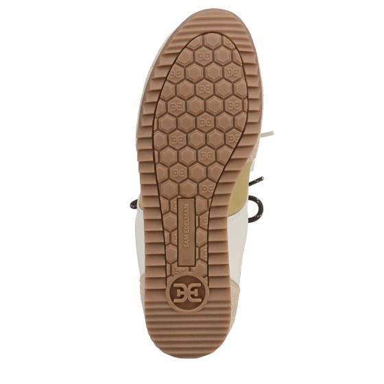 Dusty Yellow Nylon/Suede-Sole