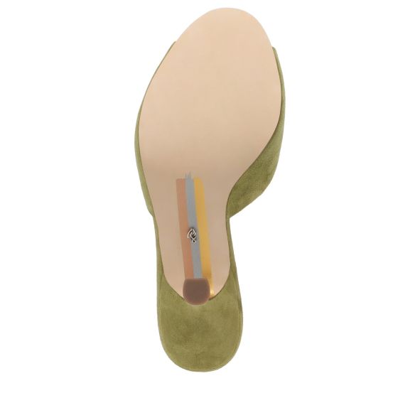 Martini Olive Green Suede-Sole