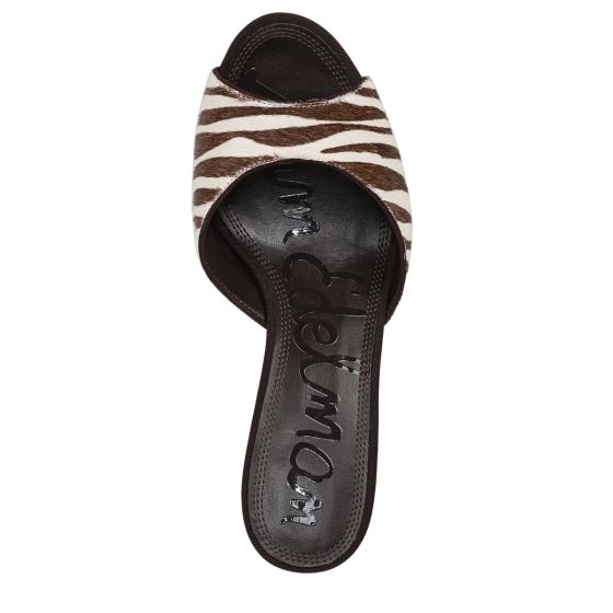 Chocolate Brown Zebra Brahma Hair