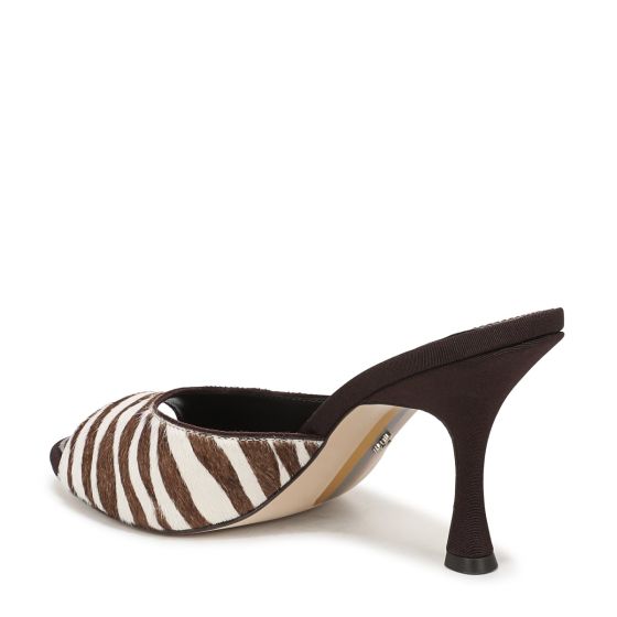 Chocolate Brown Zebra Brahma Hair