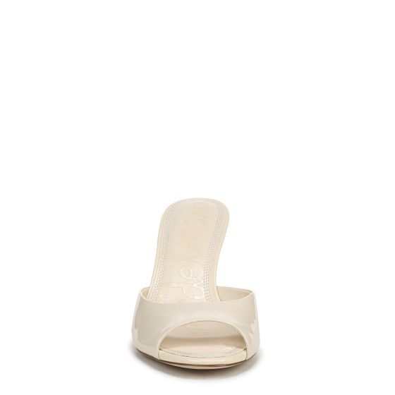 Modern Ivory White Patent Leather